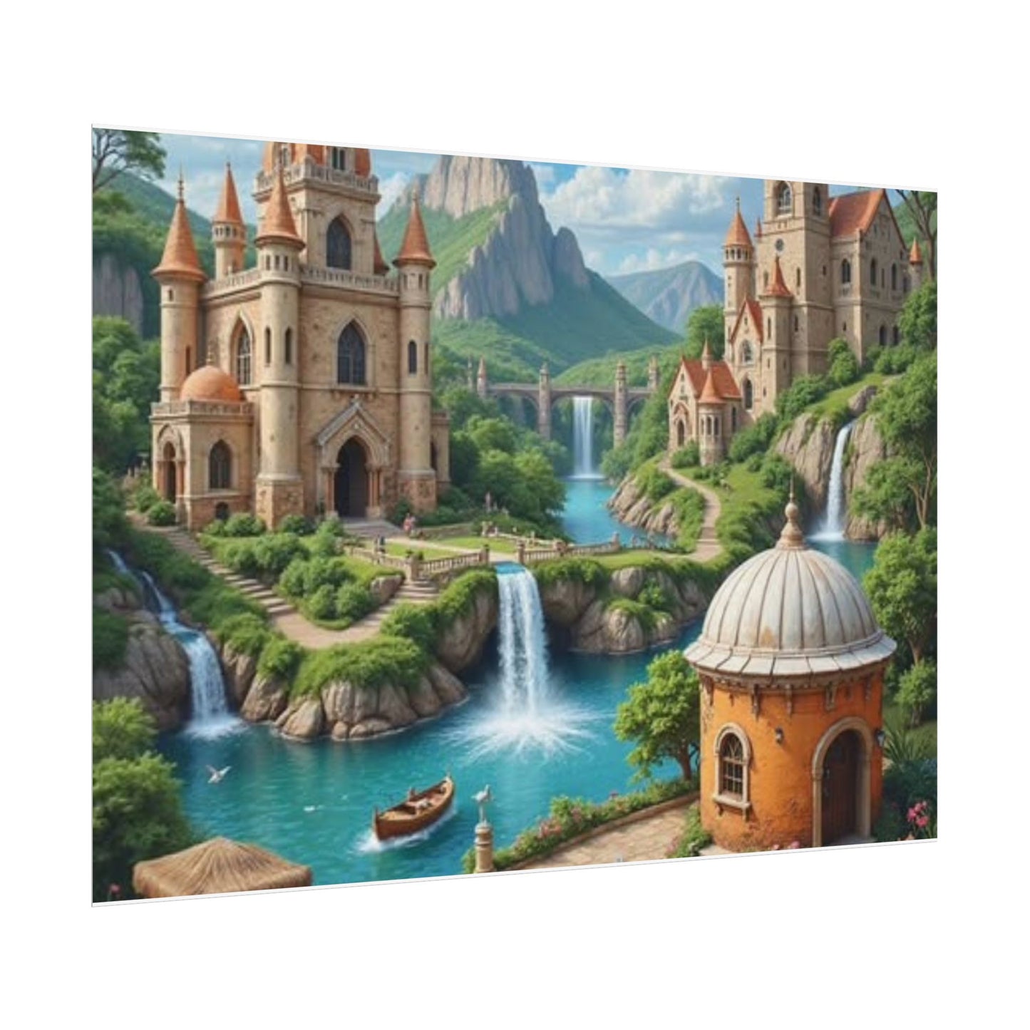 Beauty of a Mountain Village poster