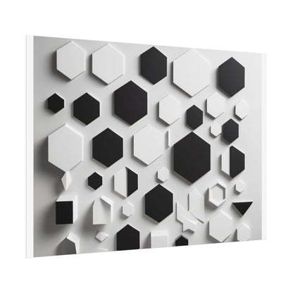 Geometry shaped poster