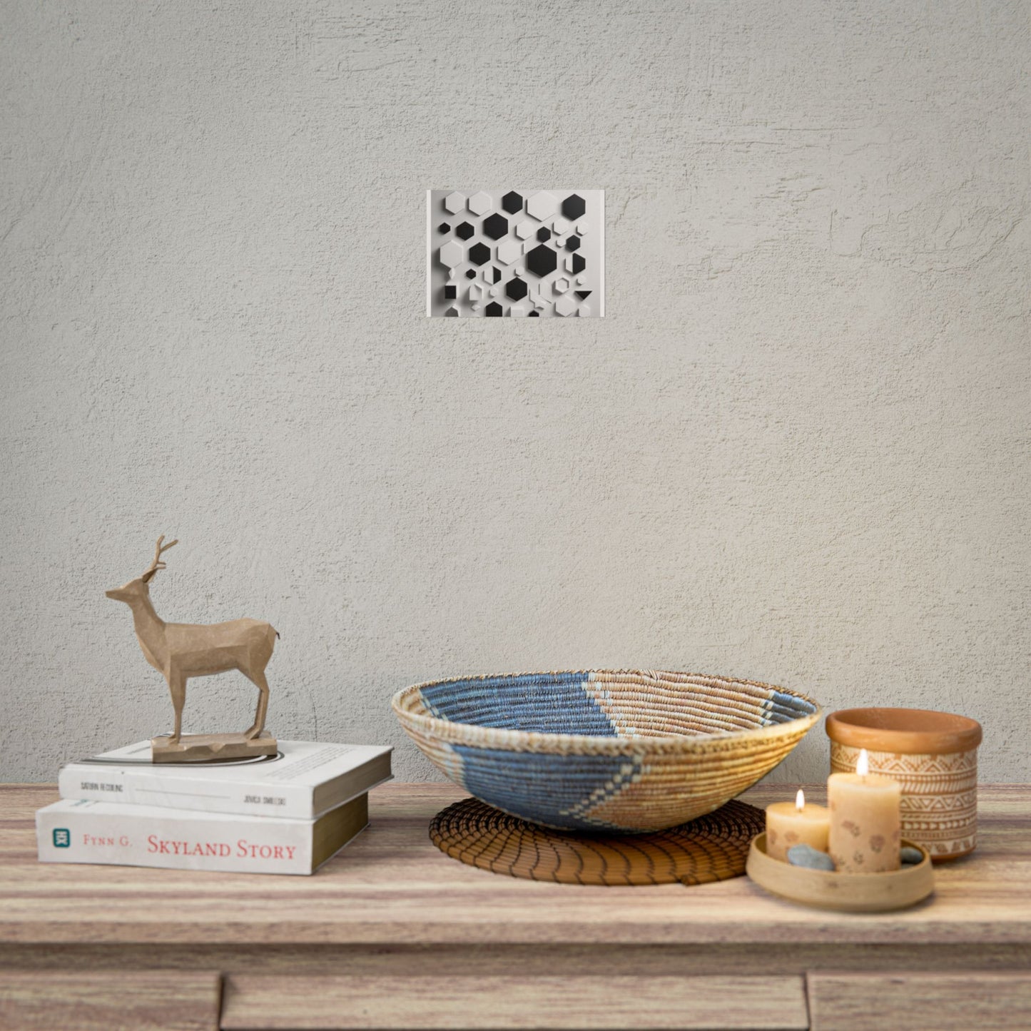 Geometry shaped poster