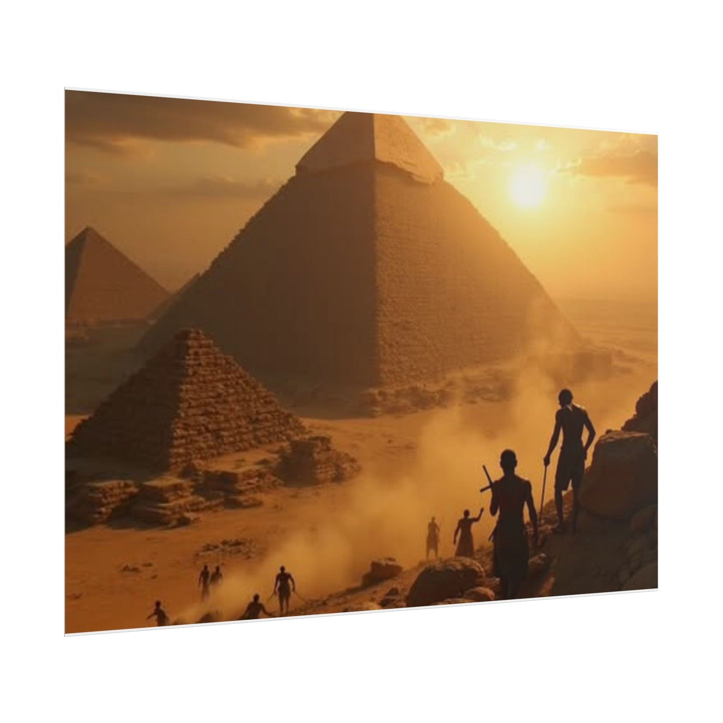 Ancient pyramid poster