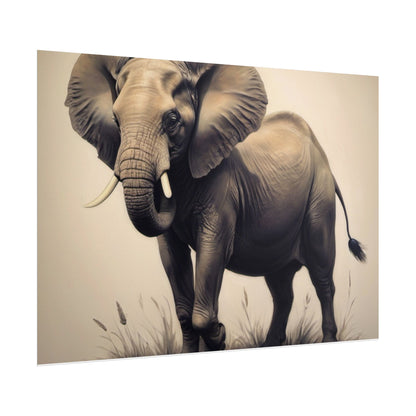Majestic Elephant Poster