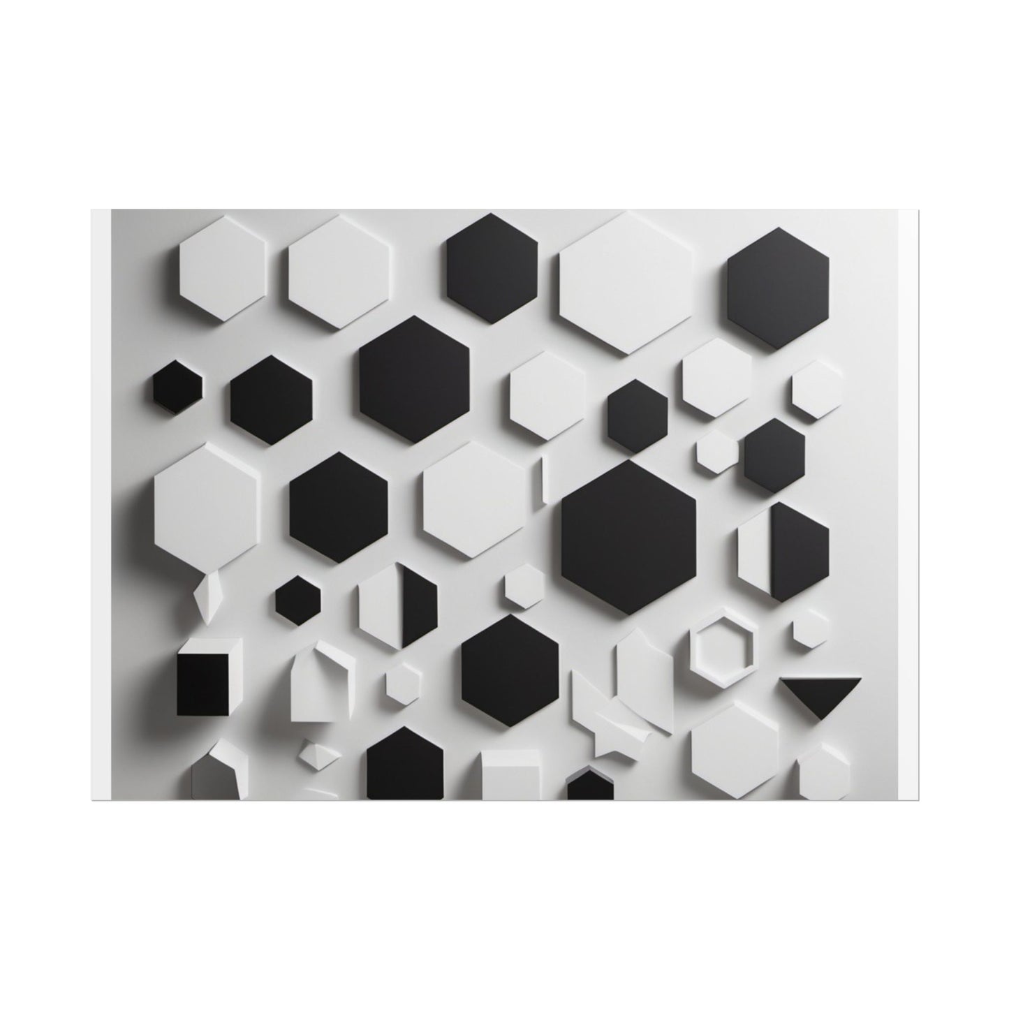 Geometry shaped poster