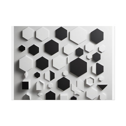 Geometry shaped poster