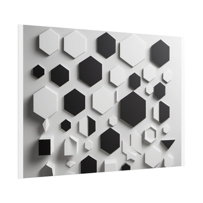 Geometry shaped poster