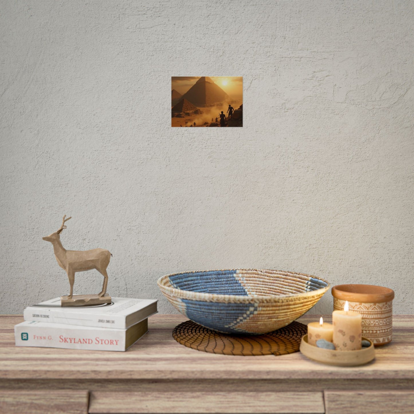 Ancient pyramid poster