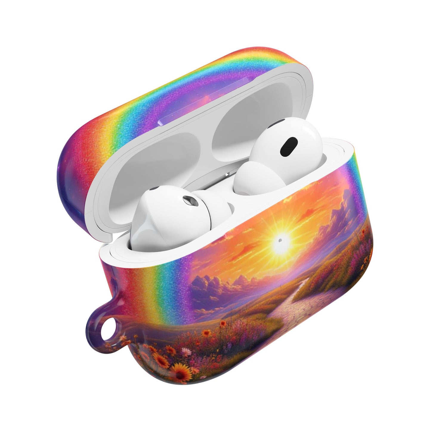 Rainbow Air pod case