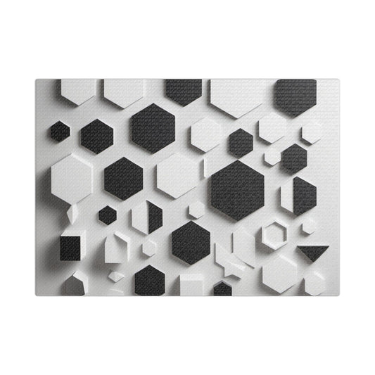 Geometry shaped canvas