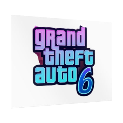 Grand Theft Auto 6 Poster - Perfect Wall Art for Gamers