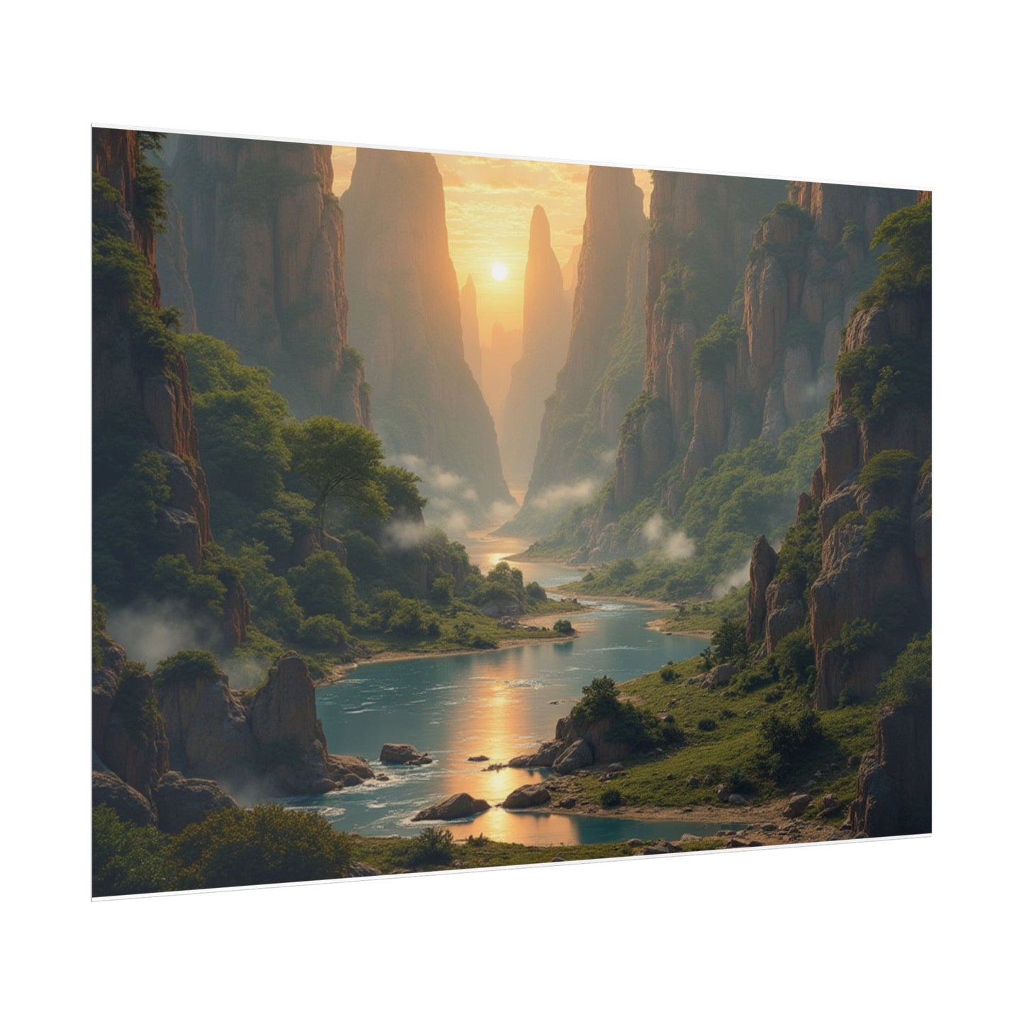 Scenic view poster