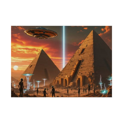 UFO & Pyramids poster