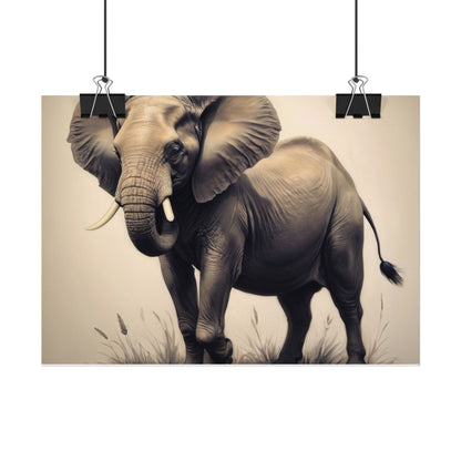 Majestic Elephant Poster