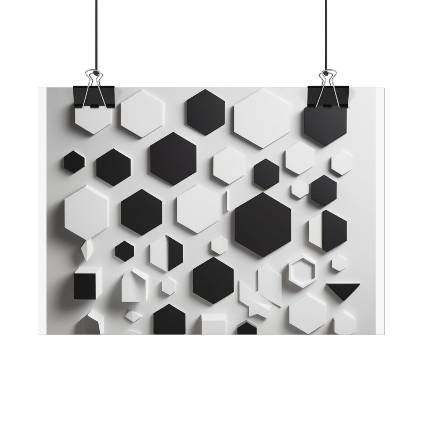 Geometry shaped poster