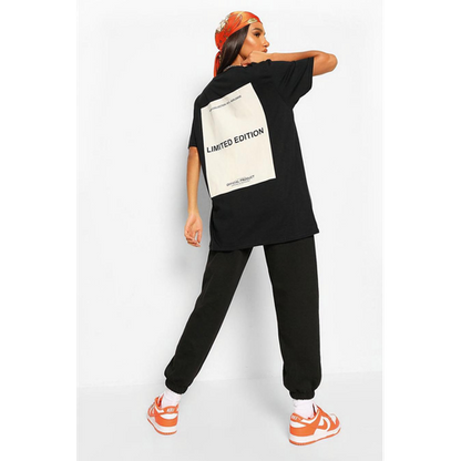 Ladies Oversized Limited Edition Short Sleeves T Shirt Top