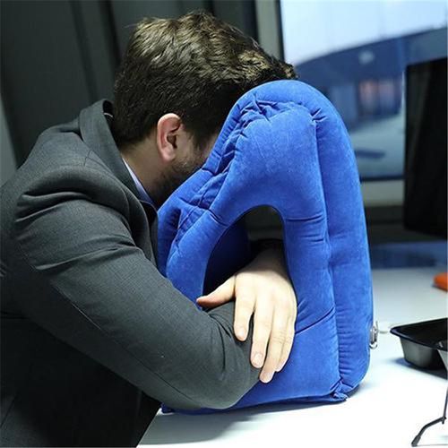 Inflatable Travel Pillow - Neck Support for Comfortable Journeys
