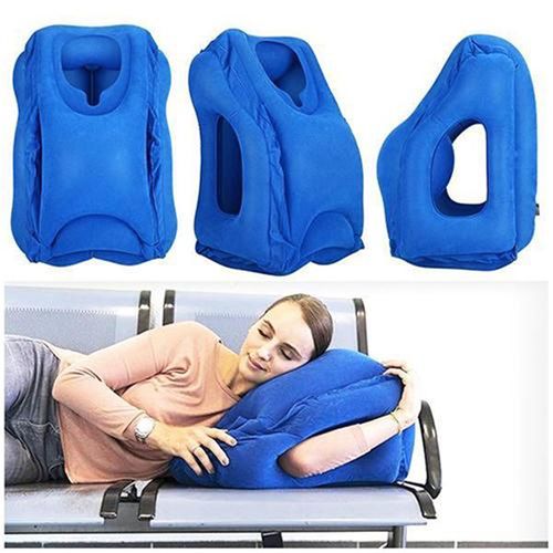 Inflatable Travel Pillow - Neck Support for Comfortable Journeys
