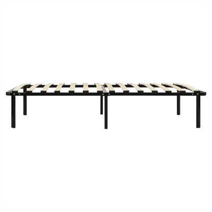Bed Frame Black Metal 90x200 cm