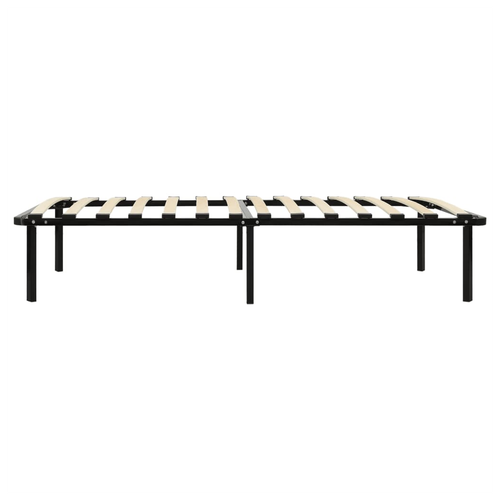 Bed Frame Black Metal 90x200 cm