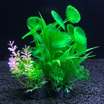Vibrant Aquarium Plants - Beautiful Fish Tank Decoration Accessories