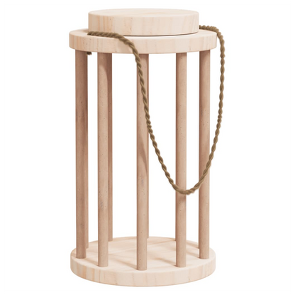 Rabbit Hay Feeder Ø15x25.5 cm Solid Wood Fir