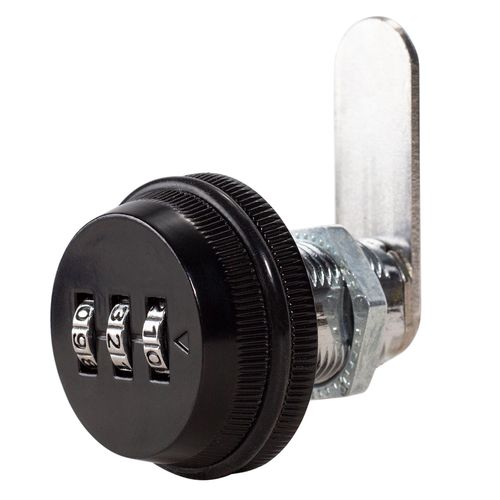 Secure 3-Digit Coded Lock - Durable Zinc Alloy Protection for Cabinets & Lockers