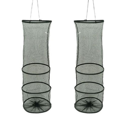 Durable Foldable Fishing Net Cage - Portable Bait Trap