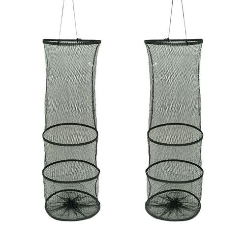 Durable Foldable Fishing Net Cage - Portable Bait Trap