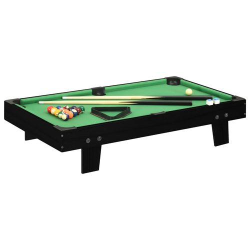 3 Feet Mini Pool Table 92x52x19 cm Brown and Green