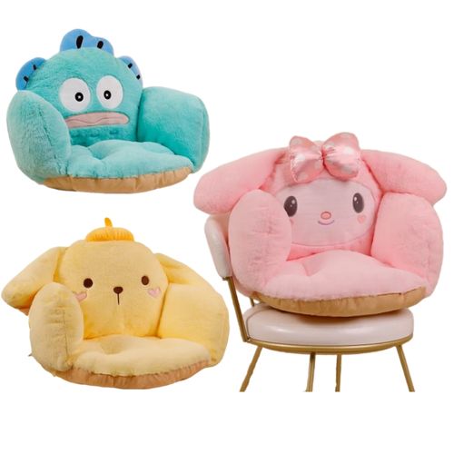 Kids Plush Seat Cushion - Massage Feature for Comfort & Support