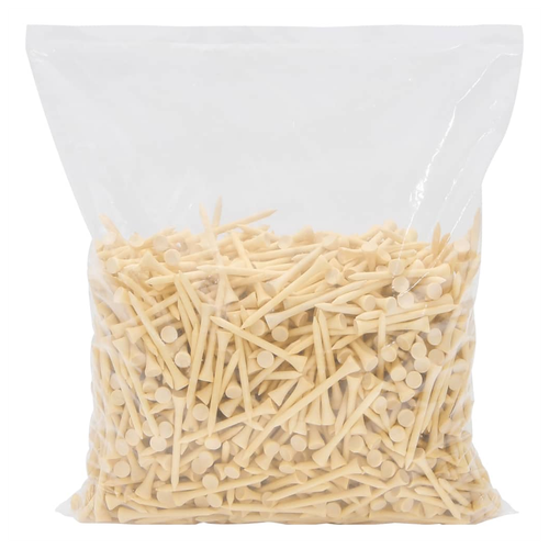 Golf Tees 1000 pcs 54 mm Bamboo