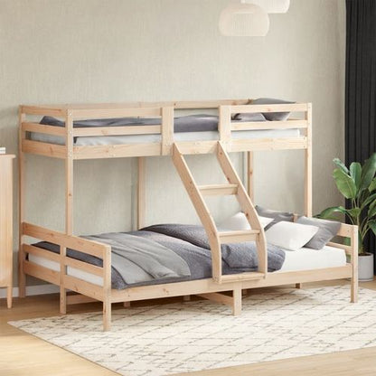 Bunk Bed 90x200/140x200 cm Solid Wood Pine