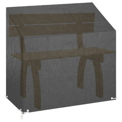 Graden Bench Cover 8 Eyelets 130x70x70/88 cm Polyethylene