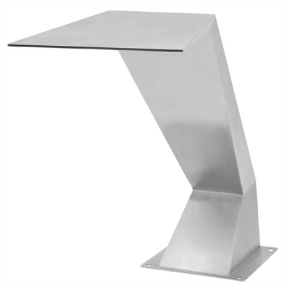 Pool Fountain Stainless Steel 64x30x52 cm Silver