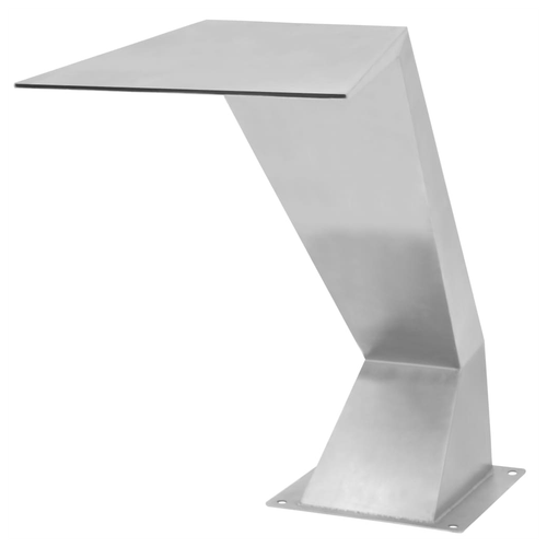 Pool Fountain Stainless Steel 64x30x52 cm Silver