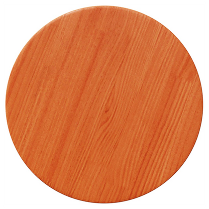 Table Top Round Wax Brown 50x2.5 cm Solid Wood Pine