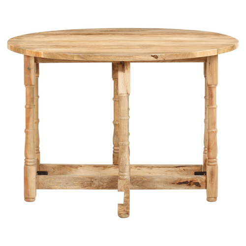 Dining Table Round 110x76 cm Solid Mango Wood