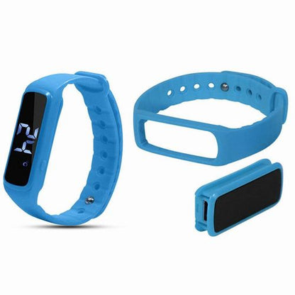 Fitness Activity LED Tracker with 3D Pedometer