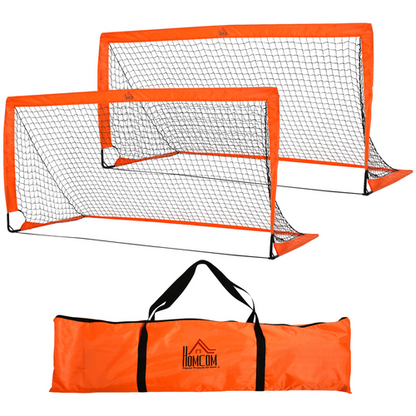 Football Goal Folding Outdoor with All Weather Net 6'x3'