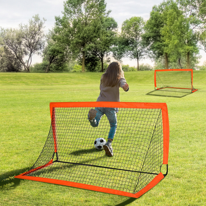 Football Goal Folding Outdoor with All Weather Net 6'x3'