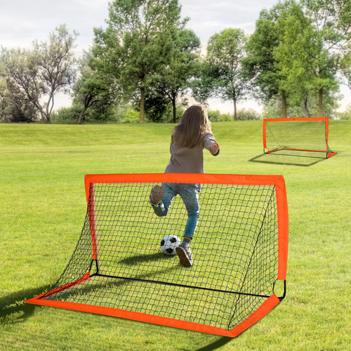 Football Goal Folding Outdoor with All Weather Net 6'x3'