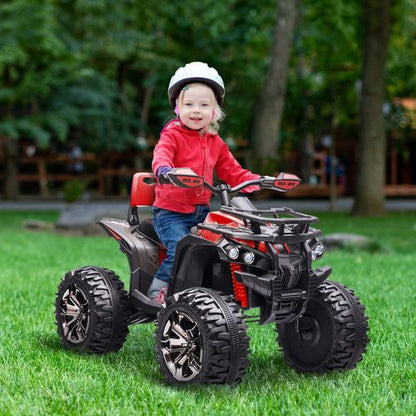 12V Quad Bike ATV with LED Lights, Music, for Boys Girls