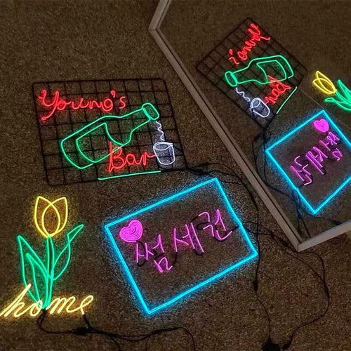 Glow EL Wire Cable - Versatile LED Neon Light for Parties & Decor