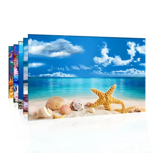 3D Aquarium Background Sticker - Realistic Fish Tank Decoration