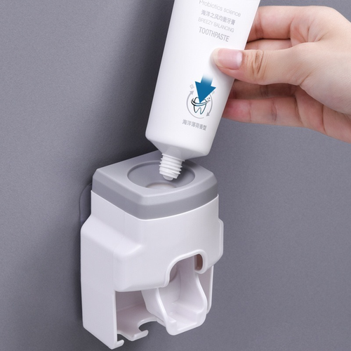 Automatic Toothpaste Dispenser Set - Wall-Mounted Convenience Gadget