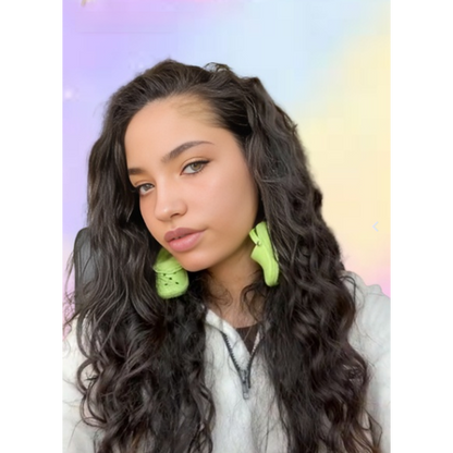 Colourful Plastic Earrings - Lightweight Fun Accessories