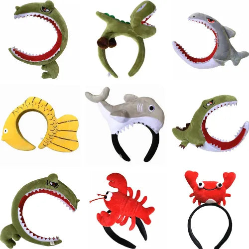 Cartoon Animal Headbands for Children's Day Party - Fun Dress Up Accessories