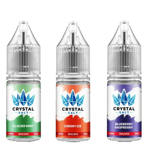 Crystal Salt 10mg Nicotine Strength Nic Salts E-Liquid - 10ml Bottle Size