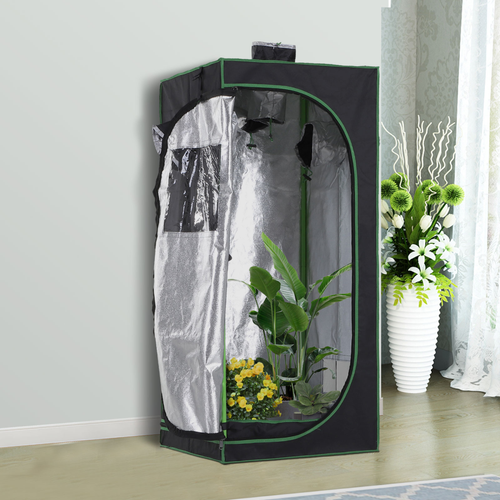 Hydroponic Plant Grow Tent  With Window Tool Bag
