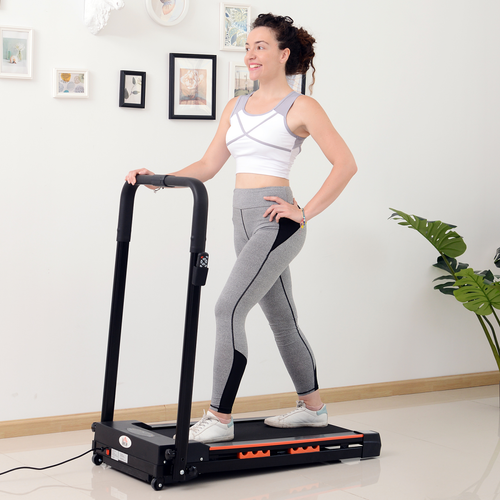 1-6 km/h Folding Motorised Treadmill Walking w/ Remote Control