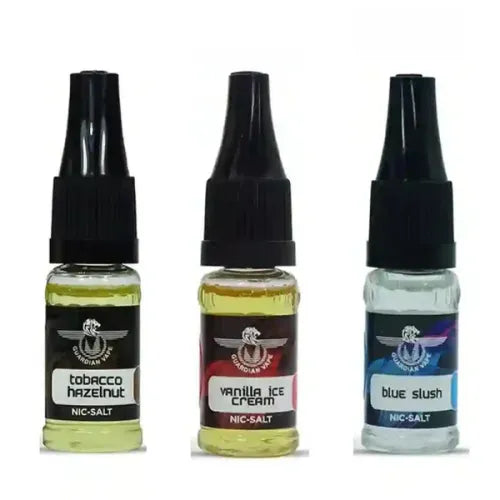 Guardian 10mg Nicotine Strength Vape Nic Salt E-Liquids 10ml Bottle Size