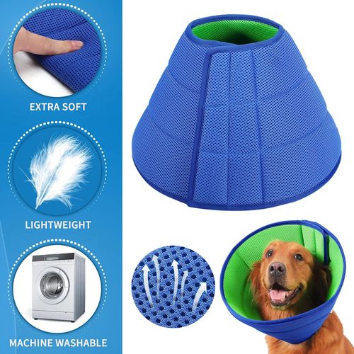 Kesoto Breathable Adjustable Recovery Collar for Pets